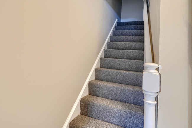 Stairwell to Unit 2 - 4243 Shamrock Ave