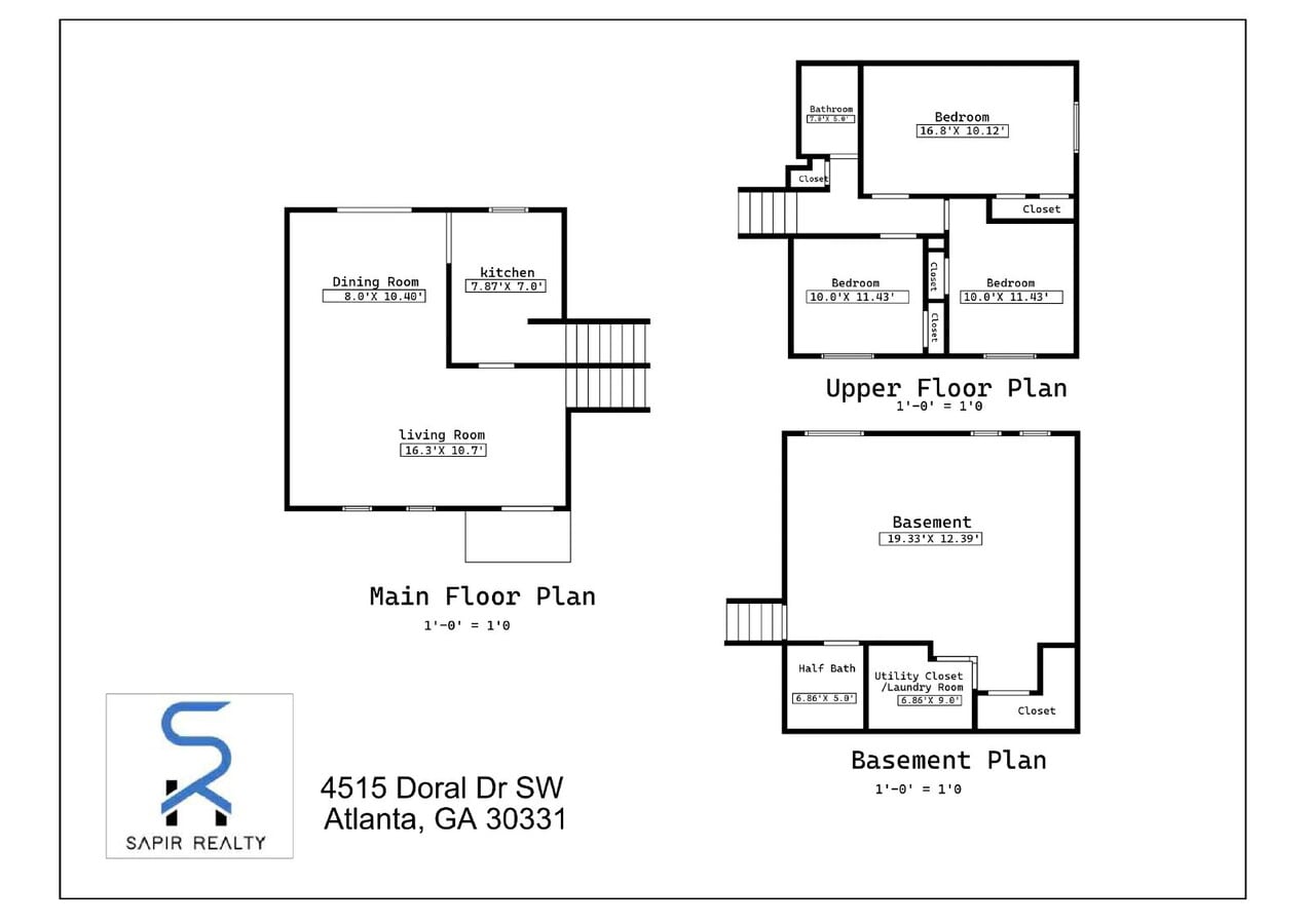 Photo - Charming 3-Bedroom Retreat with 1.5 Baths in Atlanta - 1184 Sq Ft of Comfort Awaits!