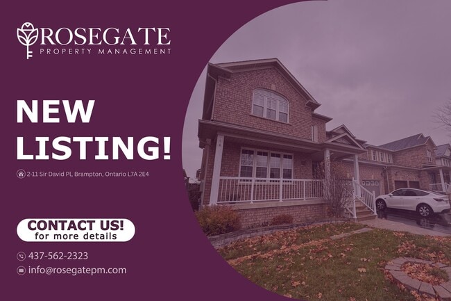 Spacious 2-Bedroom Unit in Brampton | 1,000 sq ft + Parking - Spacious 2-Bedroom Unit in Brampton | 1,000 sq ft + Parking Unit 2