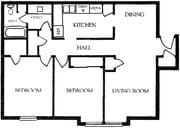 2BR/1BA