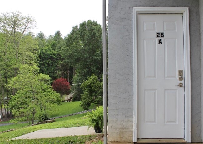 Side entrance directly across from parking - 28 Brown Hollow Ln