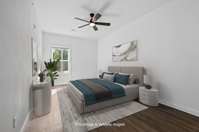 Bedroom (virtually staged)