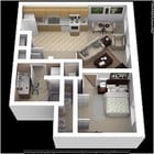 1BR/1BA