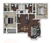 Two Bedroom: B2 - Partially Renovated