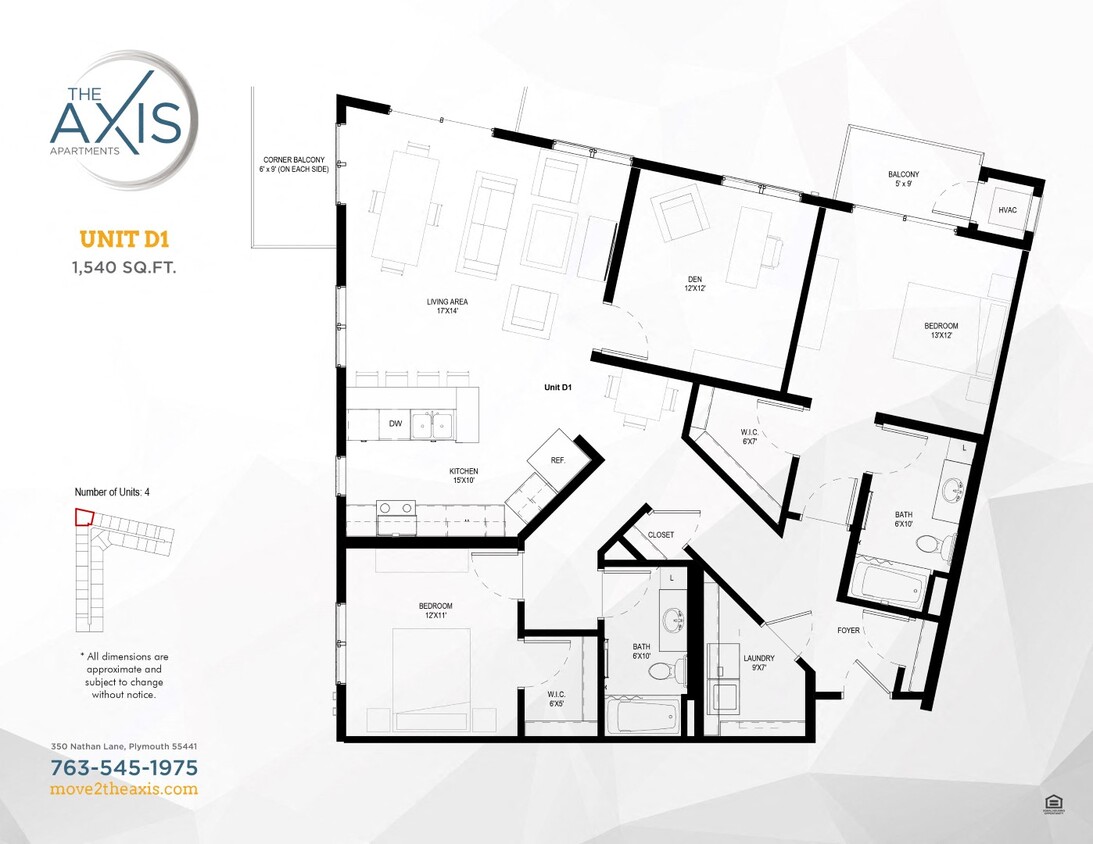 Floor Plan - Unit D1