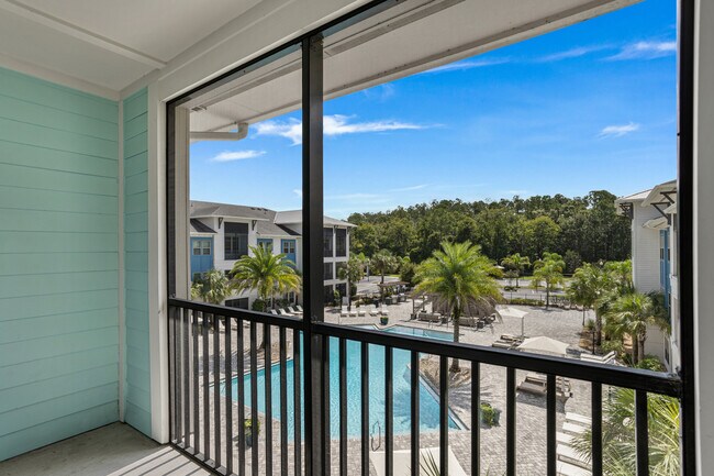 A cozy balcony perfect for every season
