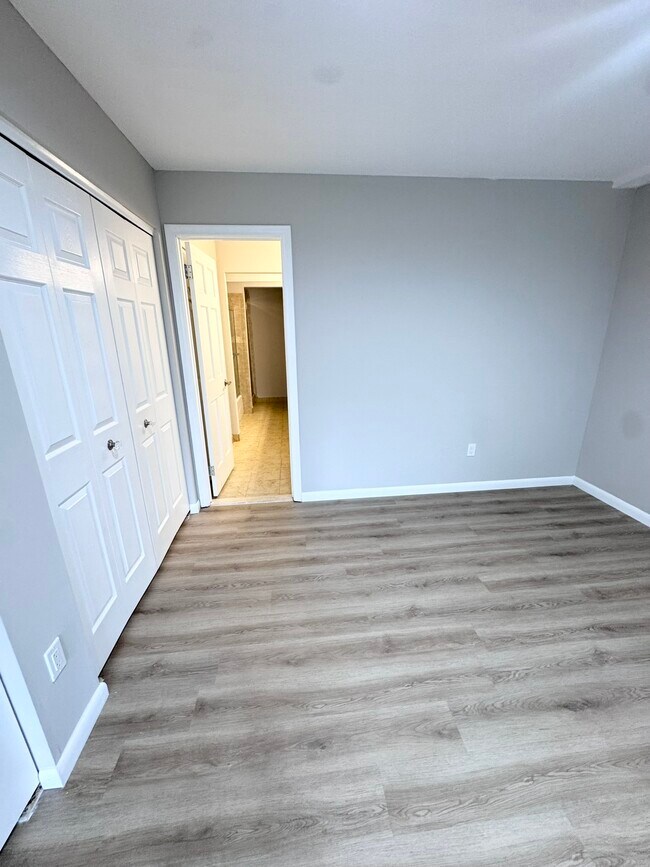 Master bedroom leading into master bath