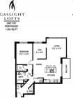 Unit PH1 with Den Gaslight Lofts