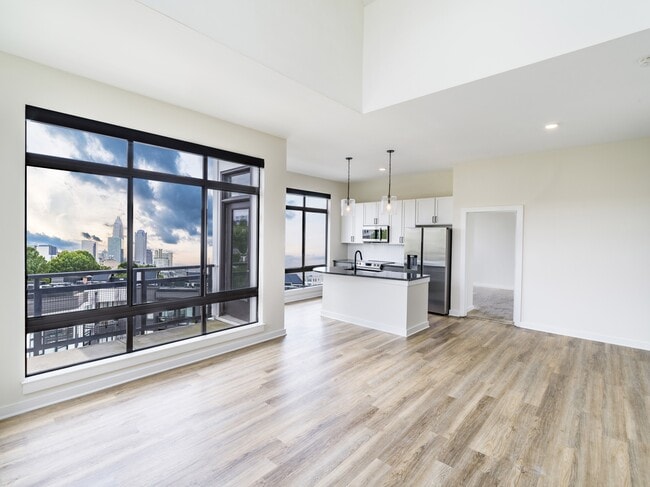 Breathtaking views of downtown Charlotte from the comfort of your own home.