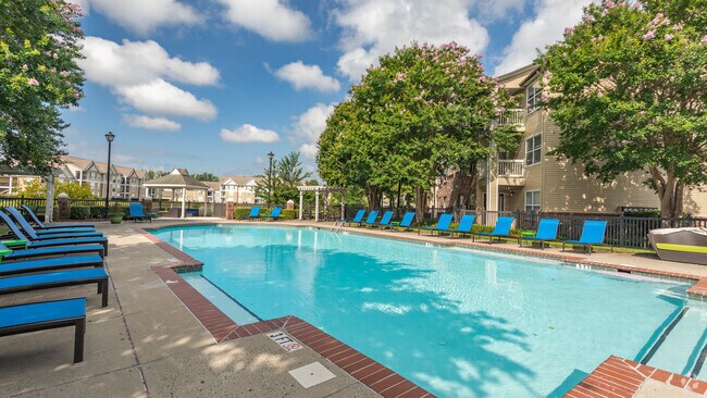 Resort-Style Swimming Pool with Lounge Seating
