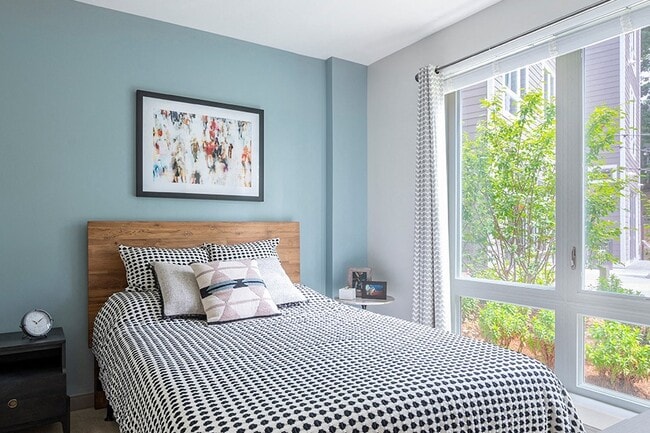 Bright living spaces with oversized windows
