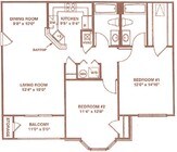 2BR/2BA