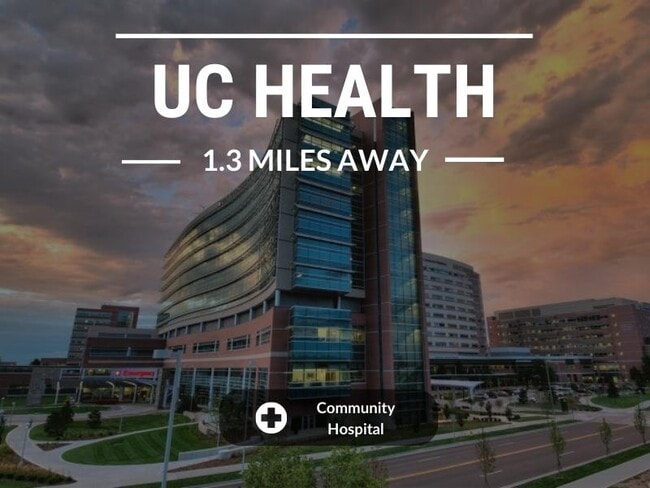 State of the art Colorado hospital right down the road!