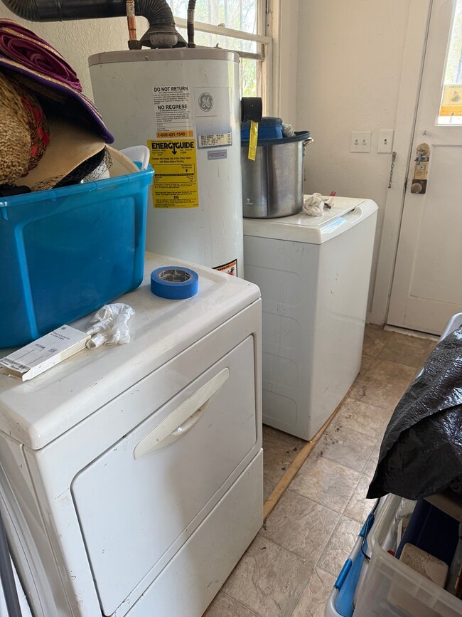 Laundry area with washer and dryer