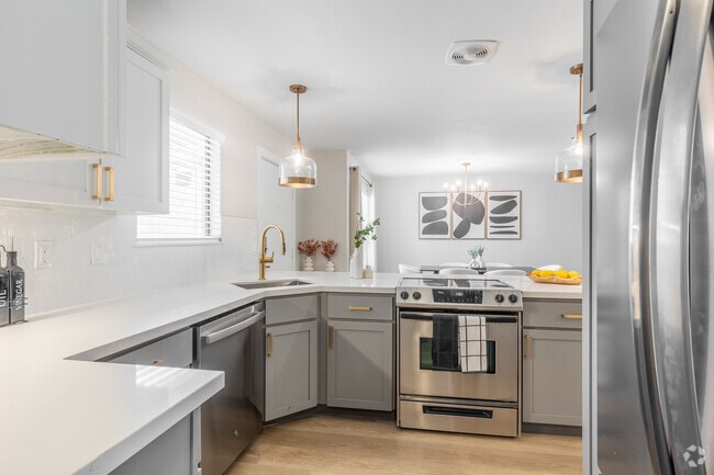 2BR, 2BA - 1176SF - Kitchen - Elevation at Mountain Park