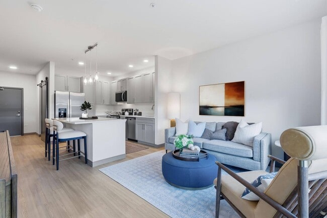 Kitchen and Living Room - The View at Rock Run Collection