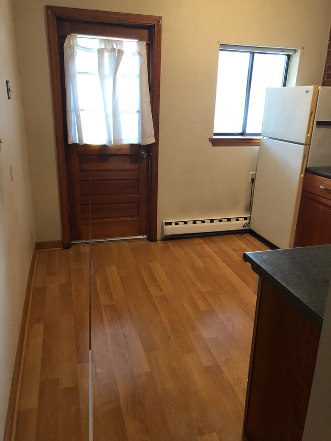Back Door & Kitchen Area - 32 Riverdale St Unit 1
