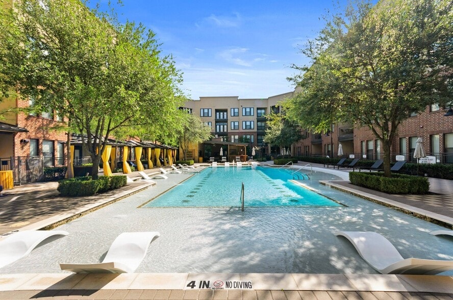 Pool with Cabanas & Sun Ledge