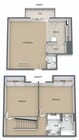 2BR, 1.5BA - 1000 SF