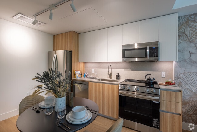 Studio - 1BA -555SF - Kitchen - Residences at Nomi