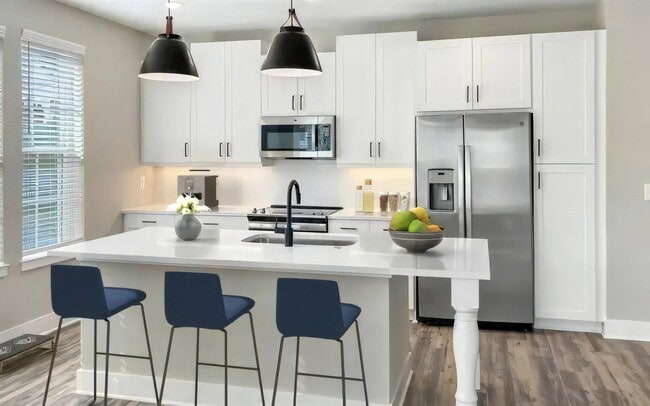 Two people can cook in here at once and still get past each other.