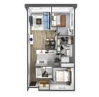 2 bedroom 2 bathroom