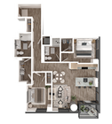 T3 floor plan Neveseno