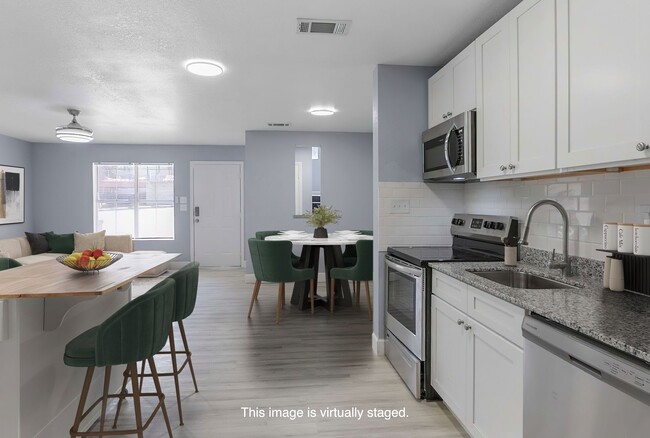 Staged Dining and Kitchen
