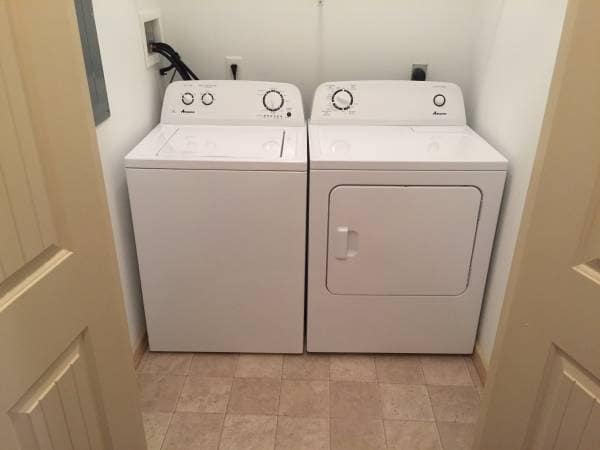 Washer dryer in your apartment - The Gardens on Timberlake