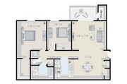 2 Bedroom 1 Bath