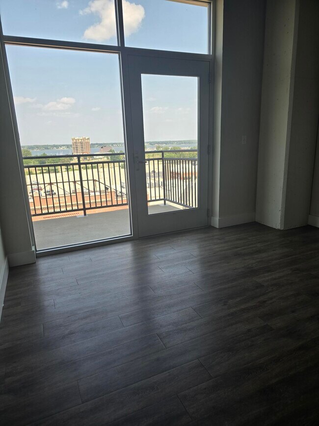 Living Room-all units come with balconies!