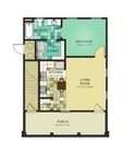1BR/1BA First Floor