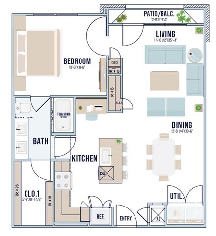 A7 | 860 sq ft - A7