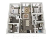 2 Bedroom Floor Plan