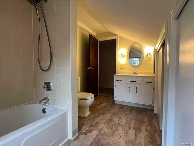Bathroom with tub