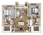 Plano de planta B1 de Ascend en McKinney North