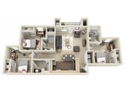 3 Bedroom, 3 Bathroom