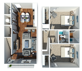 Two Bedroom Two and Half Bathroom