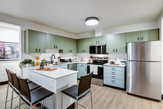 Kitchen 2 - Nordheim Court UW Student Apartments