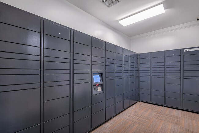 Casilleros de Amazon Hub en el lugar
