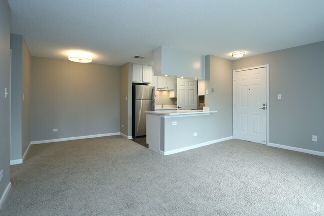 Updated 1BR, 1BA - Living Room - The Pointe Apartments