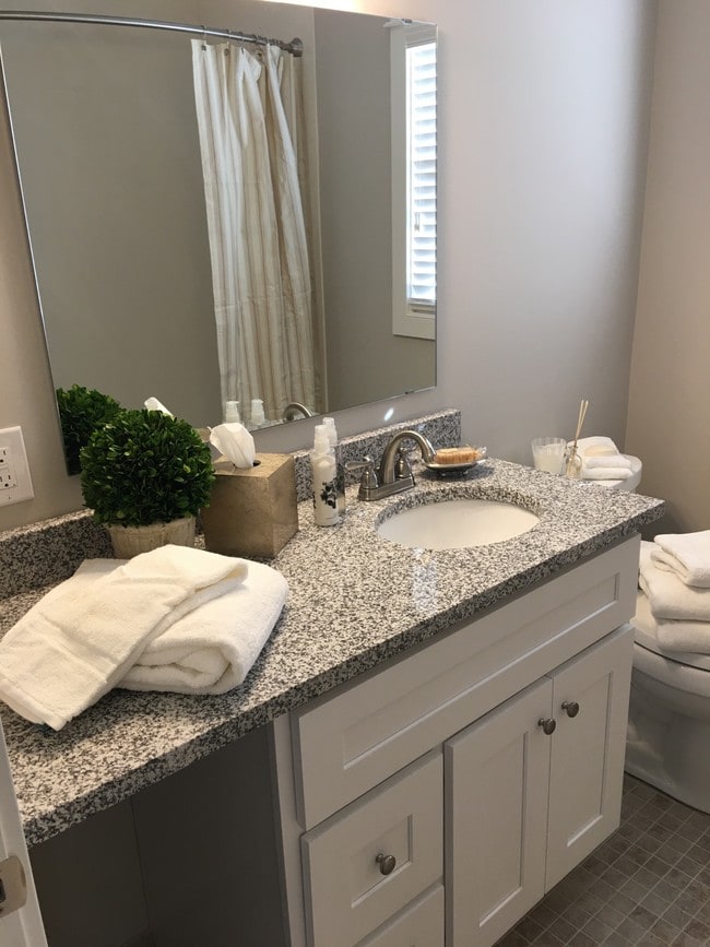 Baño recientemente renovado