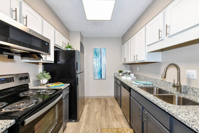 Kitchen + Granite Counters - Vue at Crestwood
