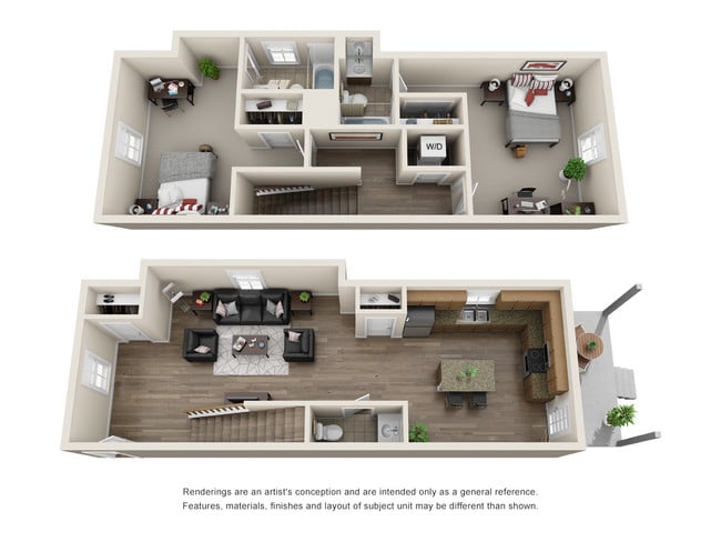 2 Dúplex amueblados - Grayson at Columbia