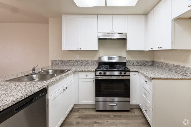 1BR. 1BA - 620SF - Kitchen - Belcourt Seniors Apartments 55+