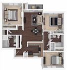 3/2 Floor Plan