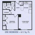 1BR/1BA