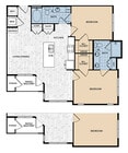 C1 floor plan Broadstone North Ridge