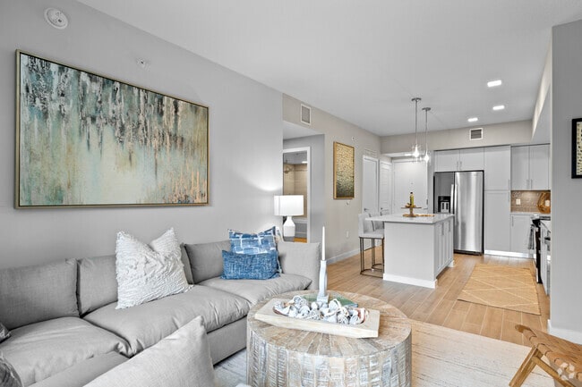 2BR, 2BA B1 Livingroom