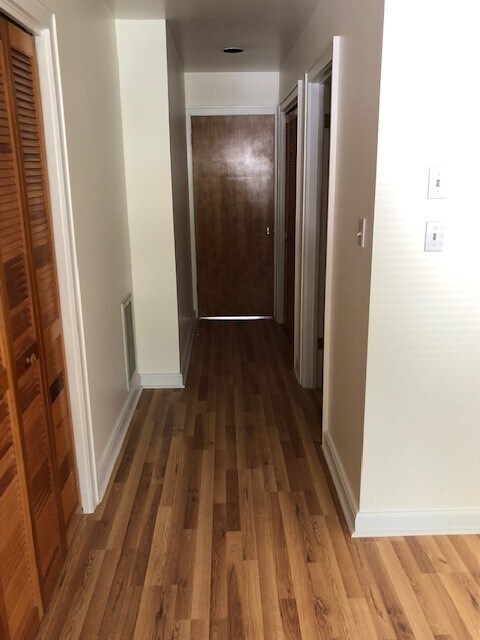 Entrance to master with master bath at right - 407 McCauley St Unit A